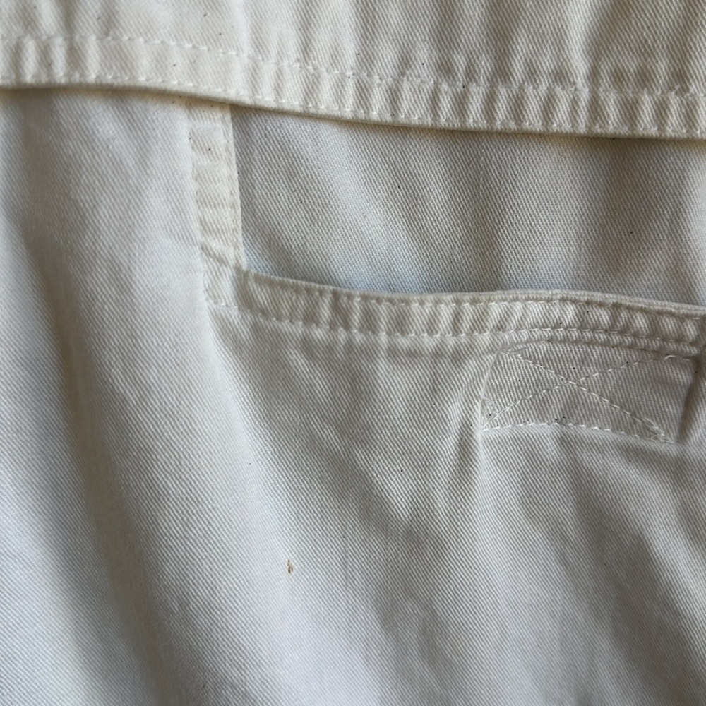 Nordstrom Point of View cream zip-up utility jacket, size S - Picture 8 of 10